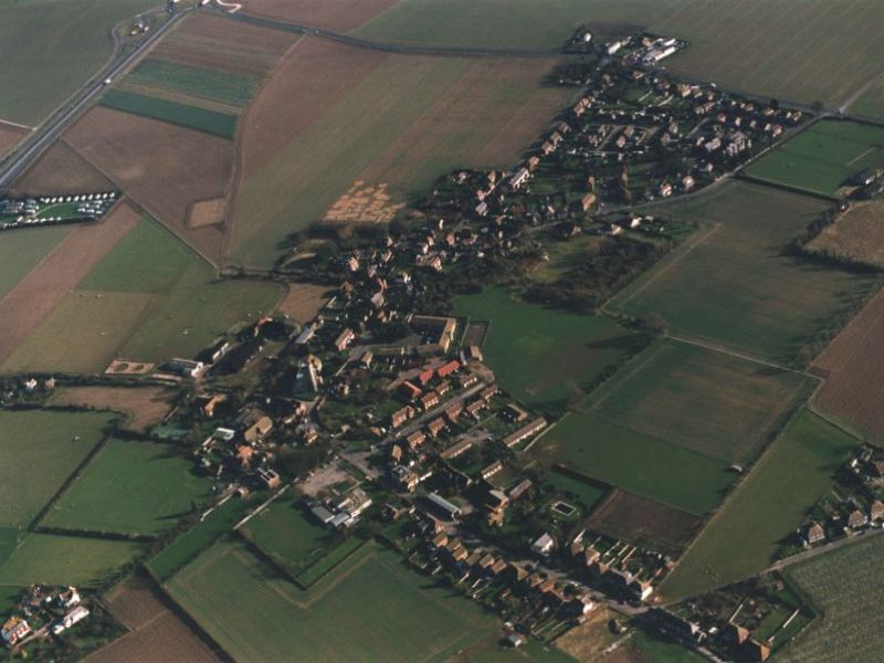 Village seen from the air